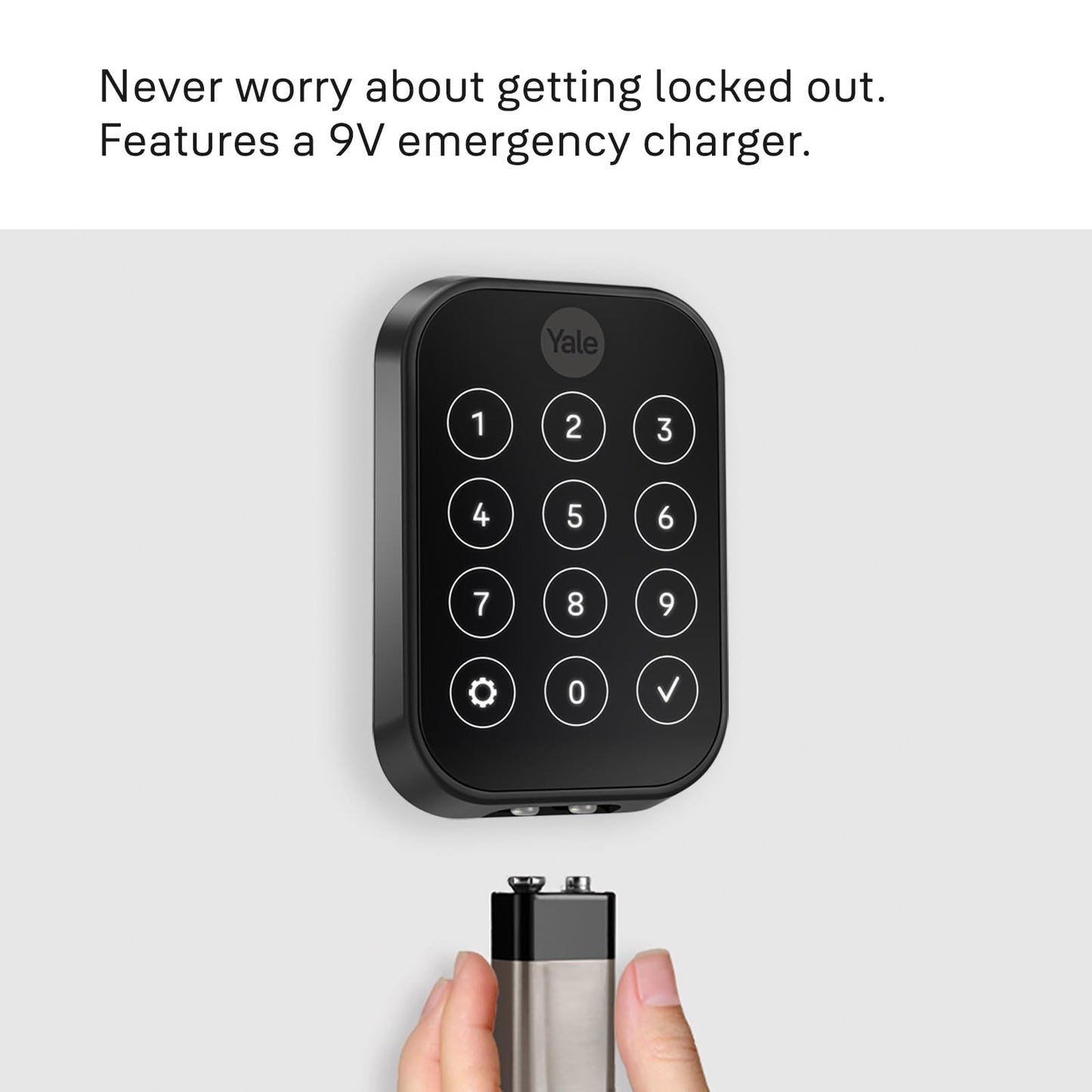 Yale Security Assure Lock 2 Deadbolt, Black Suede Keyed Smart Entry Door Lock with Wi-Fi Connected Keypad for Code Entry and Remote Access, YRD410-WF1-BSP