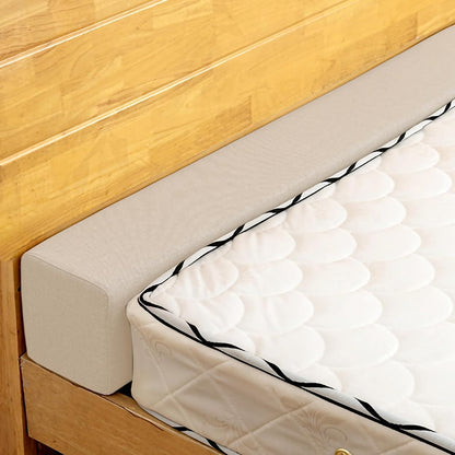 Cover(Beige-LxWxH-76 4 6in) Mattress Extender for Twin/Twin XL/Queen/King Bed, Bed Gap/Space/Crack Filler Between