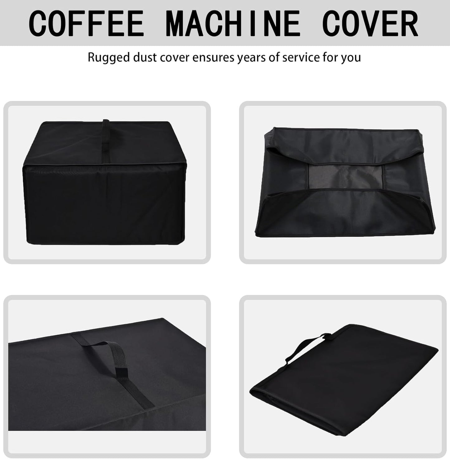 Heavy Duty Espresso Machine Cover, Waterproof Protective Cover for Breville Barista Express BES870XL/Pro