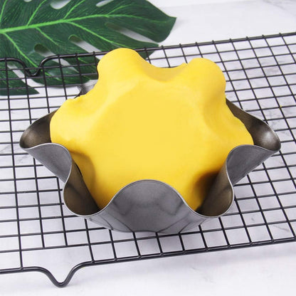 Tortilla Pan Set, 4pcs Nonstick Tortilla Bowl Maker, Carbon Steel Taco Salad Shell Molds for Kitchen, Microwave &