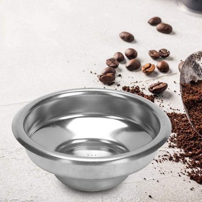 58mm Stainless Steel Portafilter Basket, 1 Cup Bottomless Coffee Filter Replacement for Espresso Machines