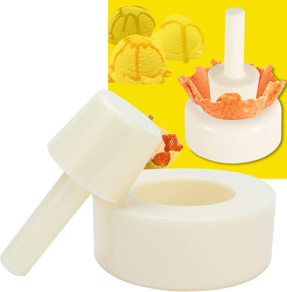 Waffle Cone Setting Maker, Kitchen DIY Ice Cream Cone Waffle Cone Setting for Crispy Egg Roll