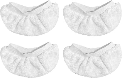4 Pack Steam Cleaner Accessories for Most Handheld Steam Cleaner - Microfiber Cloths Cover Compatible with Bissell