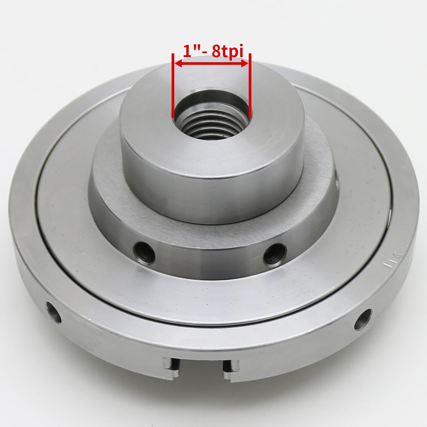 Wood Lathe Chuck, 6 inch 4 Jaws, Self-Centering Lathe Chucks for Woodturning, 4 Jaw Chuck for Wood Lathe 1 x 8TPI Thread