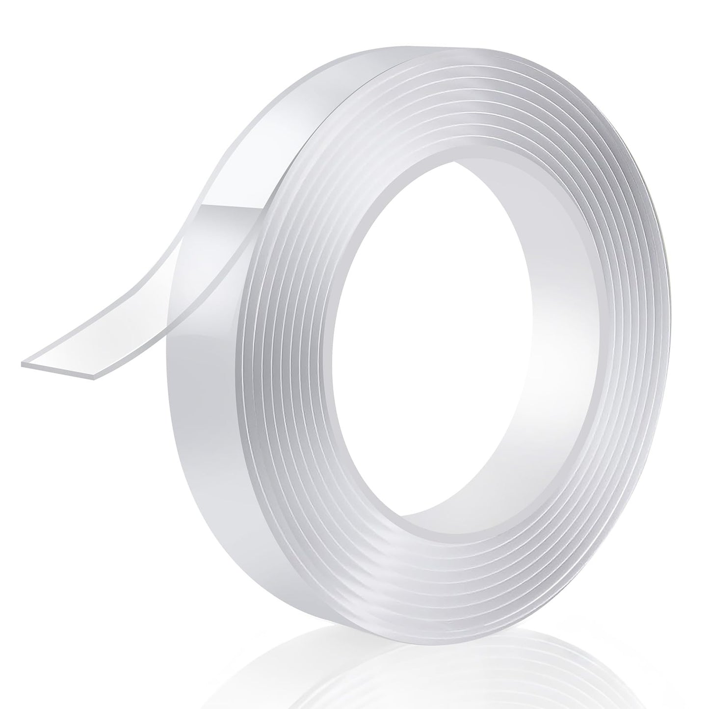 P7yaumy Double Sided Tape Heavy Duty 0.75in×20ft, Nano Tape Double Sided, Removable Traceless Two Sided Adhesive Tape, Clear Mounting Tape Double Sided Tape for Walls, Hanging Picture,Poster,Carpet