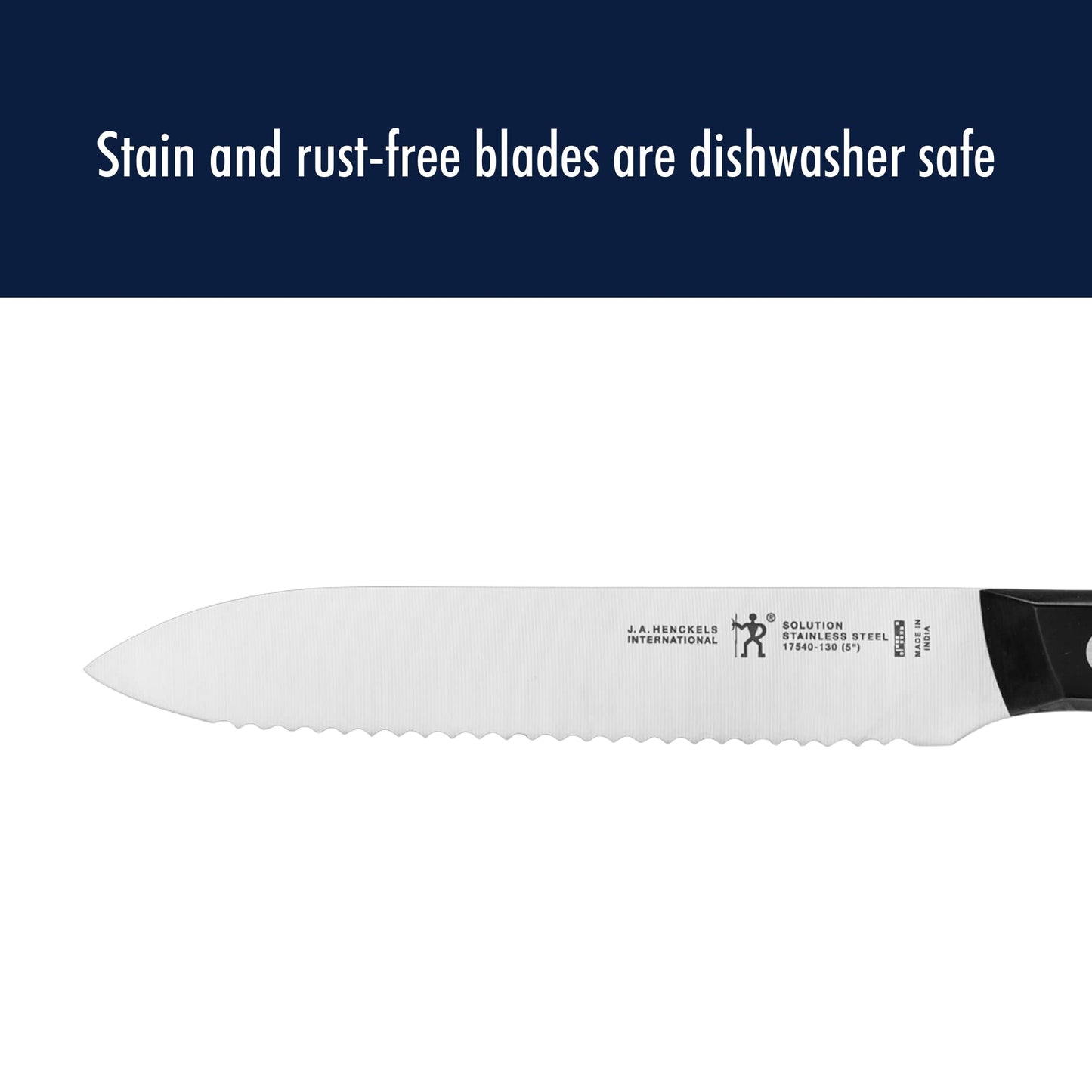 Henckels Solution 5-inch Serrated Utility Knife