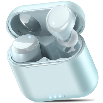 TOZO T6 Wireless Earbuds, IPX8 Waterproof Ear Buds, Stereo Bass Sound Bluetooth 5.3 Headphones in Ear, 50 Hours Playtime Earphones, Wireless Charging Case, Custom 32 EQ via APP