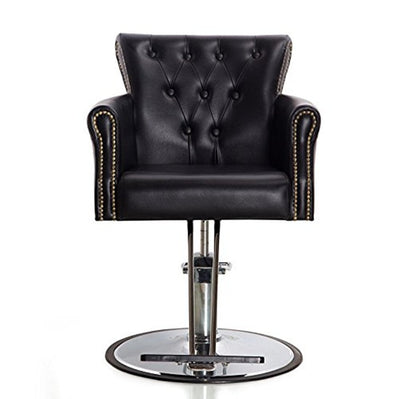Funnylife Vintage PU Material Black Salon Beauty Salon Barber Chair
