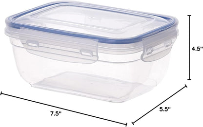 Superio Airtight Food Storage Containers - Leak Proof Meal Prep Set of 3 | BPA-Free, Microwave & Freezer Safe
