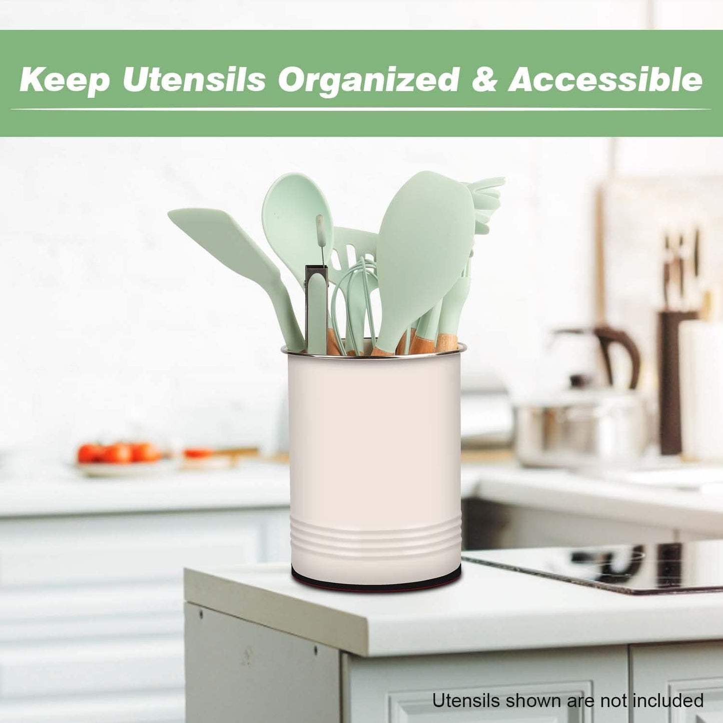 Magnetic RV Utensil Holder, Portable Cutlery Organizer for Campers and RV with Adhesive Magnet