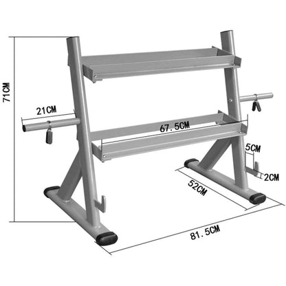 UMJIGF Dumbbell Rack/Home Commercial Fitness Equipment Storage Rack/Fixed Dumbbell Display Rack,Black,