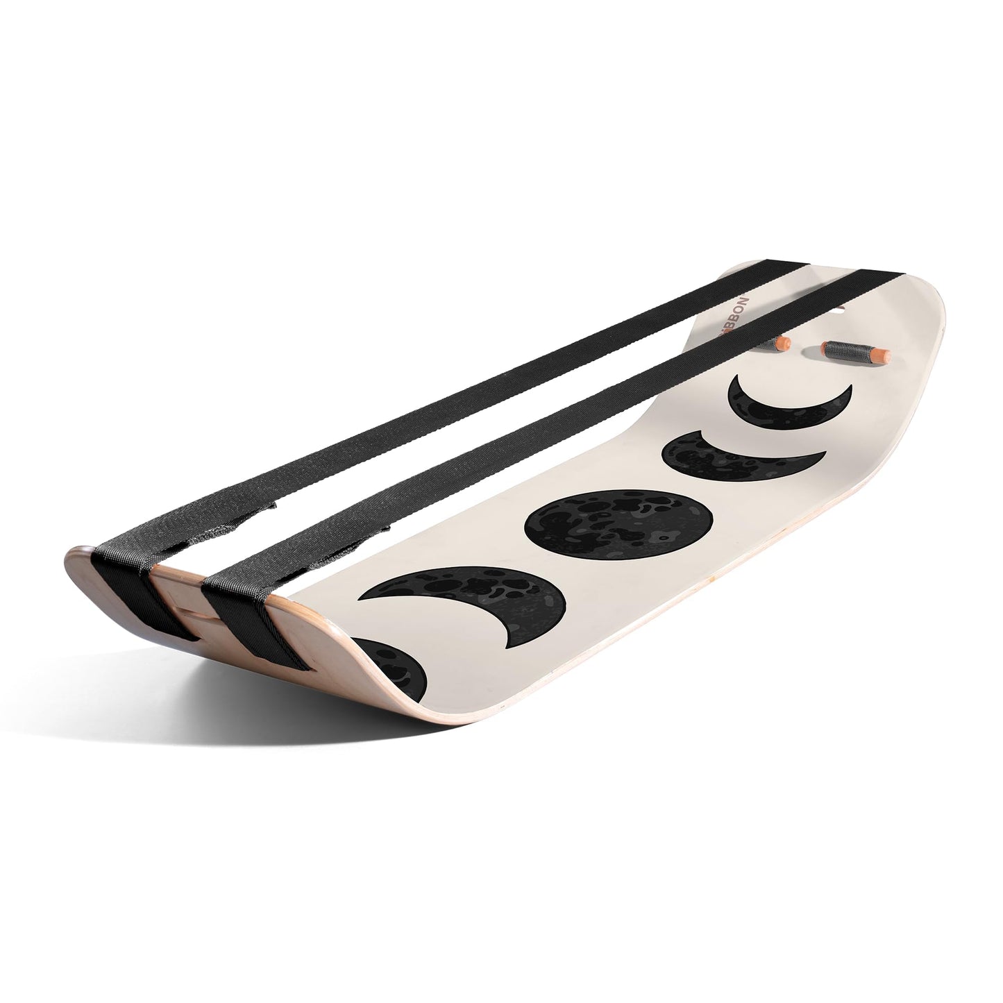 GIBBON SlackBoard Plus - 2-in-1 Slackline Balance Board for Adults - Workout Equipment Home Gym Training - Slack Board Wooden Balance Trainer - Standing Desk Exercise, Yoga, Agility, Pilates, Core