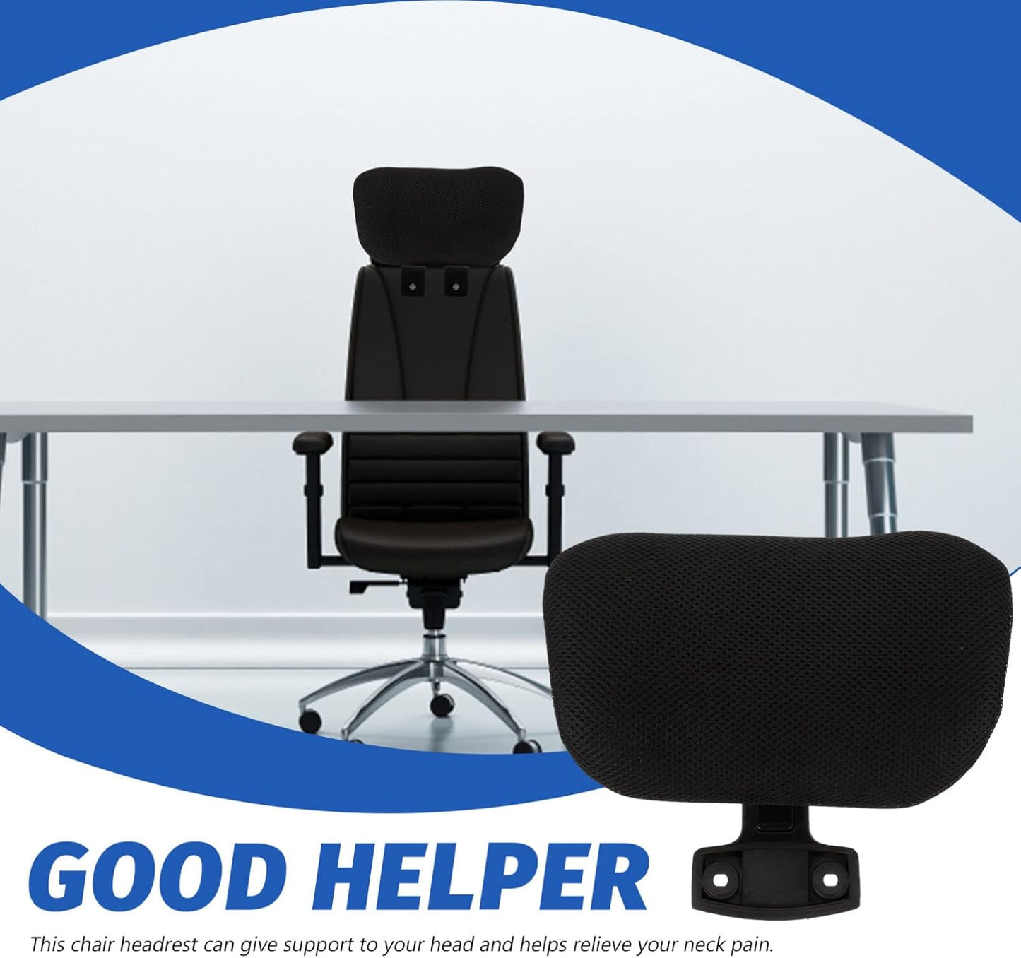 Tofficu Office Chair Headrest Attachment, Adjustable Headrest for Computer Desk Chair