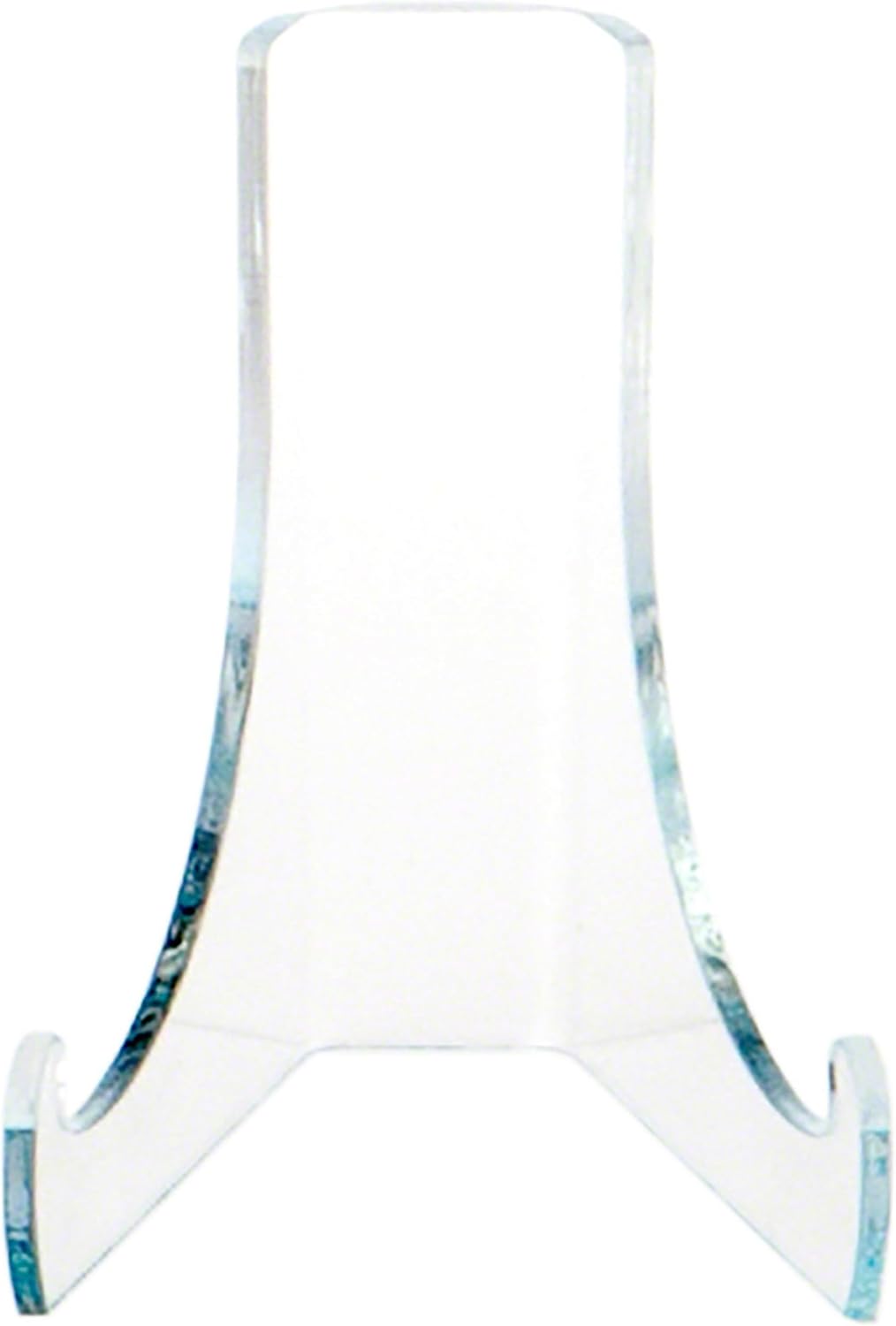 Plymor Clear Acrylic Flat Back Easel, 3" H x 2.25" W x 2.5" D with Deep Support Ledges