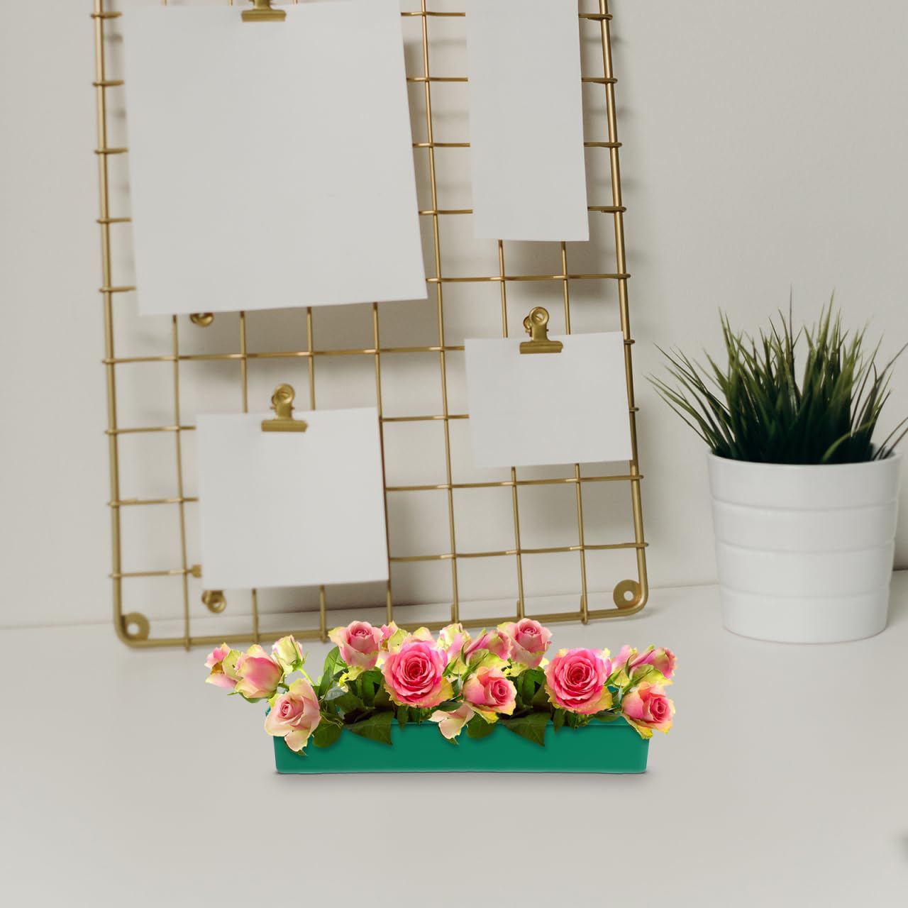 BESPORTBLE Floral Foam Trays for Arrangements 10 Pack Flower Mud Fixing Trays Wedding Party Landscape Decorations