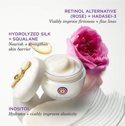 TATCHA The Silk Cream: Weightless Moisturizing and Firming Cream for Combo to Dry Skin (50 ml / 1.7 oz)