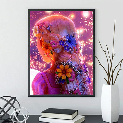 MMAHD Diamond Art Painting Kits for Adults,DIY 5D Round Full Drill Girl Diamond Art, Perfect for Relaxation and Home Wall Décor(11.8×15.8Inches)
