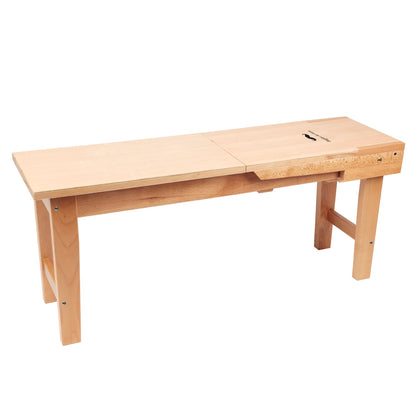 Creative Mark Belgian Art Horse - 40.25" x 11.38" x 17", Beechwood Drawing Bench and Easel with Sturdy Construction, Permanent Legs, 120/90-Degree Angles, Wooden Locking Pin, Built-in Storage (2)