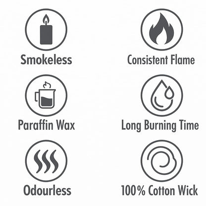 Black Spell Candles 6 Inch – 5 Pack Ritual Chime Candles for Wicca, Santeria, Altar, Prayer, Meditation, Manifestation & Spiritual Cleansing Black