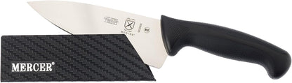 Mercer Culinary Felt Lined Knife Guard, 8" x 2", Black for Knife Protection