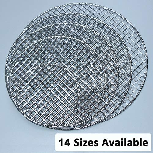 Wire Steaming Cooling and Baking Barbecue Rack, Dia 8.9" Stainless Steel Cross Wire for Air Fryer, Instant Pot,