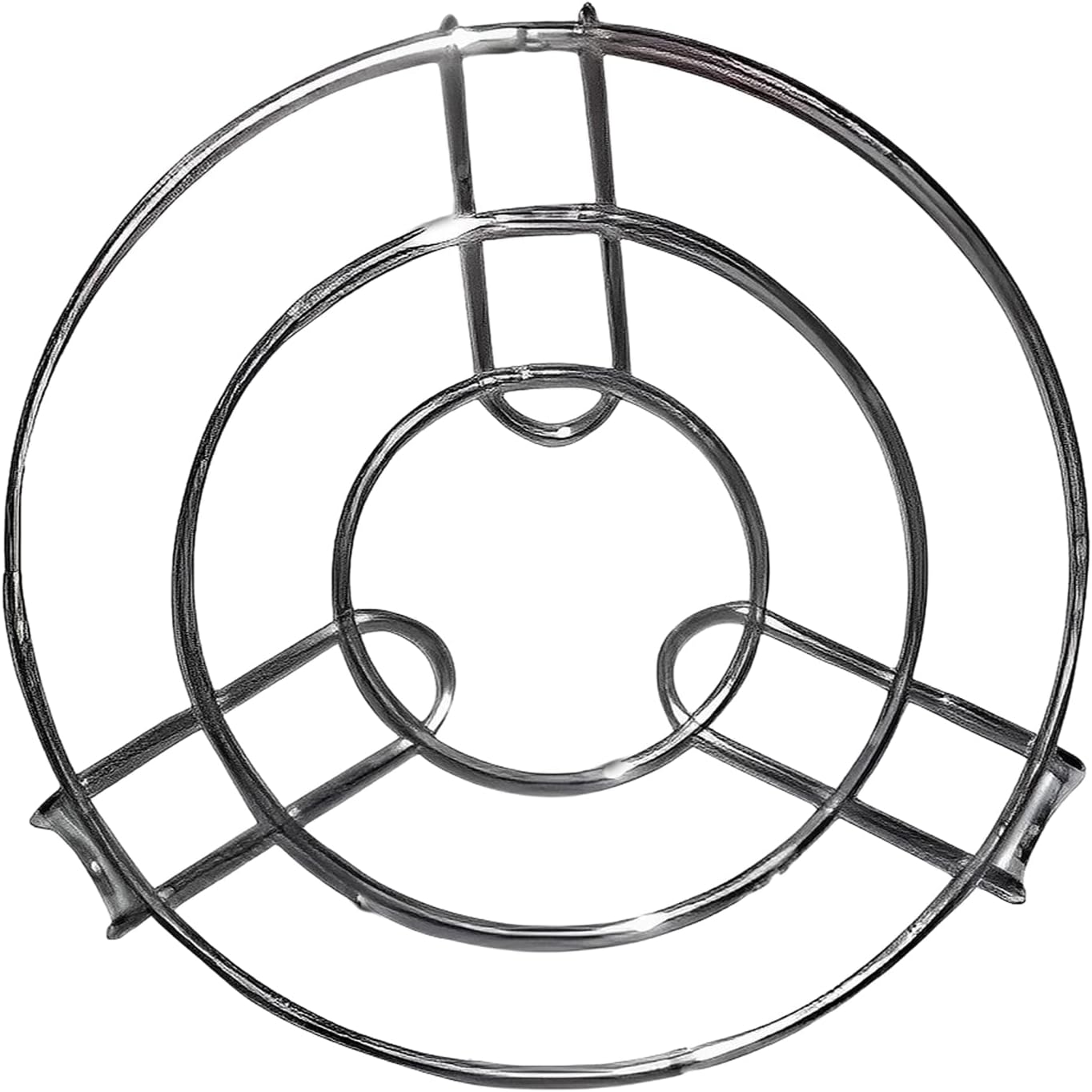 Iron Stand | Stainless Steel Trivet | Round Steamer Rack for Kitchen | Heat Resistant Hot Plate Holder | Pack of 2