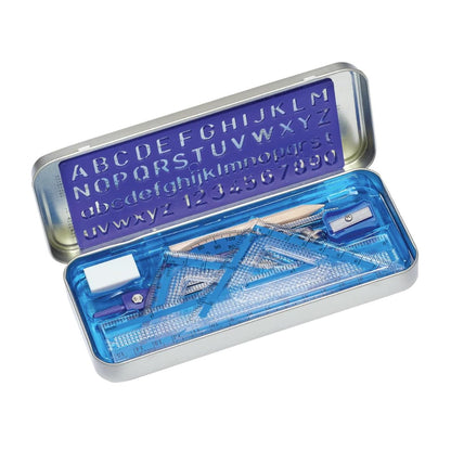 STAEDTLER Geometry Set, 24-Pack, 10 Pieces Per Set, Math Set with Compass and Protractor Set, Ruler and Square Set, Drawing and Measuring Tools with Storage Case for Students, 240 Total Pieces