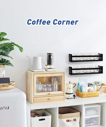 Gneric Black Floating Shelves for Wall, 15.7 inch Kids Bookshelf, Wall Shelves for Living Room Bedroom Decor, Kitchen