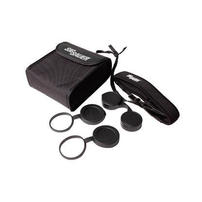 SIG SAUER Canyon HD Durable Fogproof Waterproof IPX-7 Rated Tripod-Adaptable Hunting Binoculars with Multicoated Lenses, Harness Strap, Covers & Case Included, Flat Dark Earth - 12x50mm