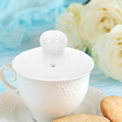 Alipis Ceramic Teapot Lids, Chinese Mug Lid, Kungfu Tea Kettle Replacement Cover for Kitchen Teapots Accessories