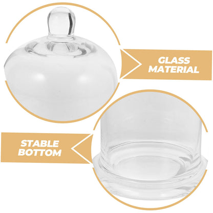 Amosfun 1 Set Elegant Glass Candleholder Decorative Candle Container for Weddings Home and Centerpieces Transparent Design for Romantic Atmospheres and Events