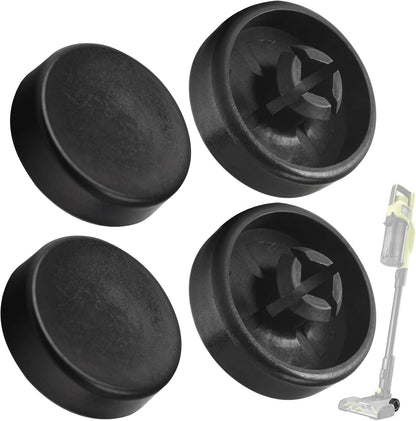 4 Pack Upgraded Replacement Wheels for Ryobi Cordless Stick Vacuum 18V One+ Models