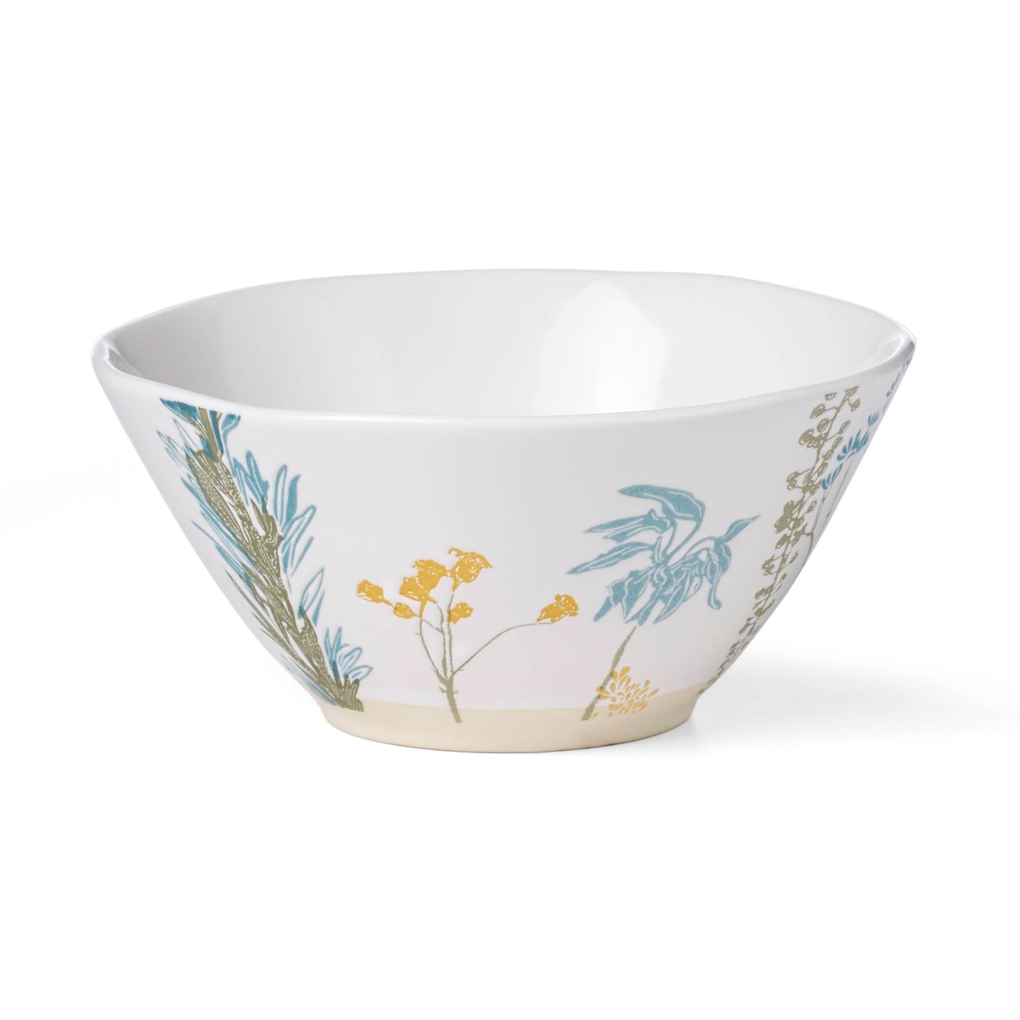 Lenox Dinnerware Sets, Wildflowers 16-Piece Dinnerware Set, Service For 4, Stoneware Material, Dishwasher Safe, Microwave Safe, Bowls, Plates And Bowls, Dinner Dishes, Includes Mugs (White, 16 Piece)