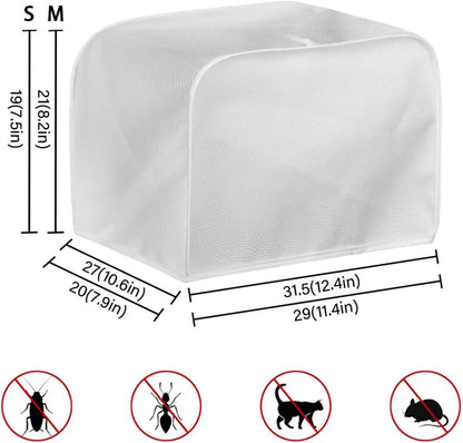 Floral Hummingbird 2 Slice Toaster Cover, Kitchen Small Appliance Dust Cover with Blender and Stand Mixer Protection,