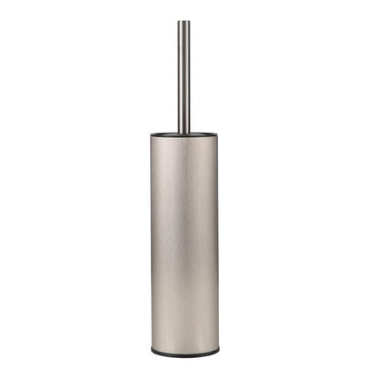 KLDKLD Toilet Brush and Holder Set Premium Material Toilet Bowl Cleaner Free Standing Toilet Bowl Brush and Holder 1pack Brushed Nickel