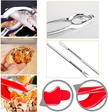 Ymkf Sqqr 30 Hammer,and Set PCS Seafood Tools Include Crab Crackers, Seafood Scissors, Lobster Sheller, Crab Shellfish