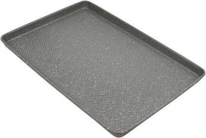David Burke Cookie Sheet - Carbon Steel, Non-Toxic & Oven Safe, Perfect for Baking - 17x11, Gray Speckle