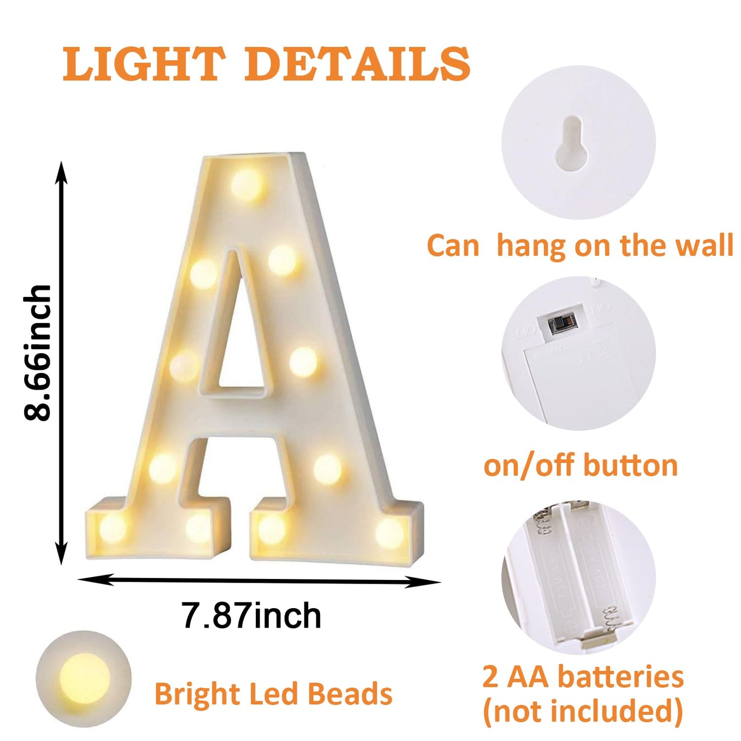2026 Graduation Party Decorations Graduate LED Lights, 4 LED Marquee Light Up Letters“ GRAD”，Class of 2026 Graduation Ornaments Sign for Kindergarten Preschool High School College Wall Table Decor Party Supplies