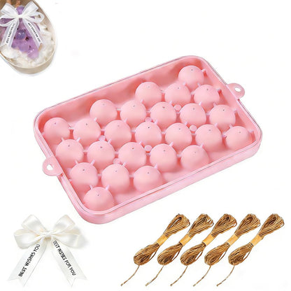 YUUUPIM Grape Silicone Soap Mold Kit - DIY Handmade Soap Making Set, Easy to Clean & Reusable Molds with Hemp Rope & Tools for Crafts, Bath Decor, Valentine‘s Gift