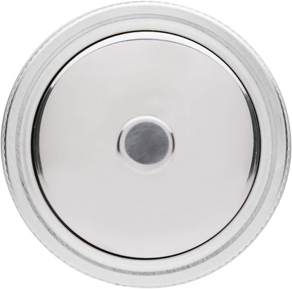 6.5" 3" Jarware Honey Dipper Lid For Regular Mouth Mason Jars, Stainless Steel, x