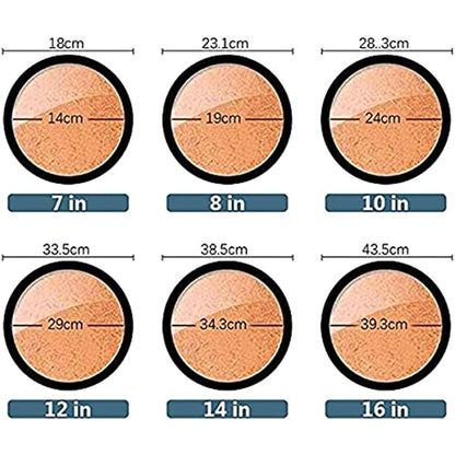 LEXPON Photo Frames,12inch Black Round Wall Home Photo Frame DIY Hanging Multi Picture Photo Frames Living Room Photo Wooden Picture Frame Wall Decorations