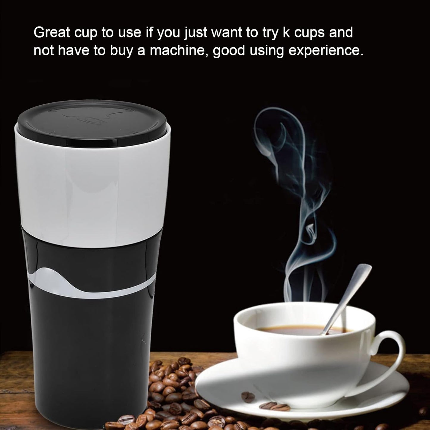 TOPINCN Coffee Maker, Outdoor Coffee Pot Machine, Cold Brew Travel Drip Filter Coffee Machine, Portable Hand Pour 450Ml