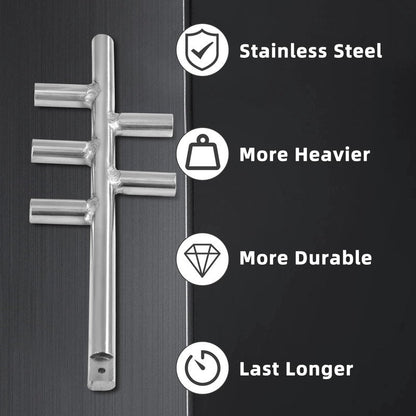 Aibabcue 891059 Stainless Steel Agitator for US Stove American Harvest 6039, 6041, 6041I, 6037, 6033, 6041TP, 6041HF Pellet Stoves, Agitator Rod Replacement for Ashley APC1406