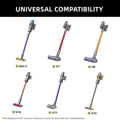 JEDELEOS Flexible Crevice Tool for Dyson V7 V8 V10 V11 V12 V15 V15s Gen 5 Vacuum Cleaner, 22 Inch Dryer Lint Attachment Kit for Corners and Gaps Cleaning