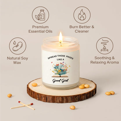 Book Lover Gifts for Women Men Readers - Scented Candles for Bookworms(7OZ) - Gifts for Book Lovers - Bookish Gift for Reading Lovers