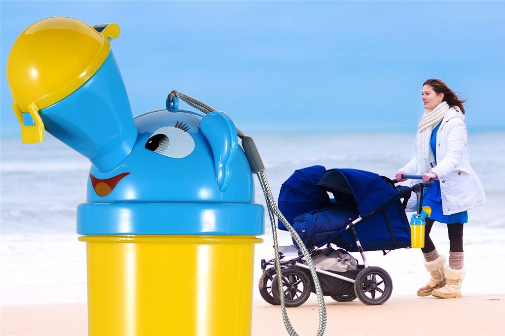 ONEDONE Portable Baby Child Potty Urinal Emergency Toilet for Camping Car Travel and Kid Potty Pee Training (boy)