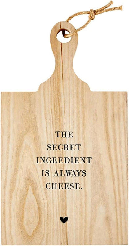Santa Barbara Design Studio Paulownia Wood Charcuterie Board, Cheese Board, 17.5" L x 10" W x 1" H