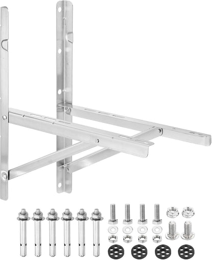 YOKIVE Mini Split Wall Mounting Bracket - Supports 9000-36000BTU & Up to 570lbs of Condenser for Heat Pump Systems