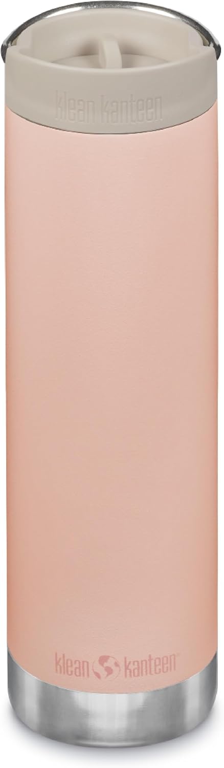 20oz Klean Kanteen TKWide Insulated Coffee Tumbler with Caf Cap - Peach Parfait