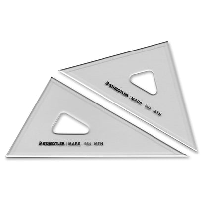Staedtler Ruler Triangle Ruler for Drafting Set Ink Edge Mars 564 16 TN